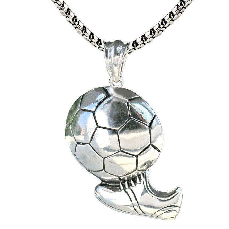 Pendentif collier basket foot – Style sport