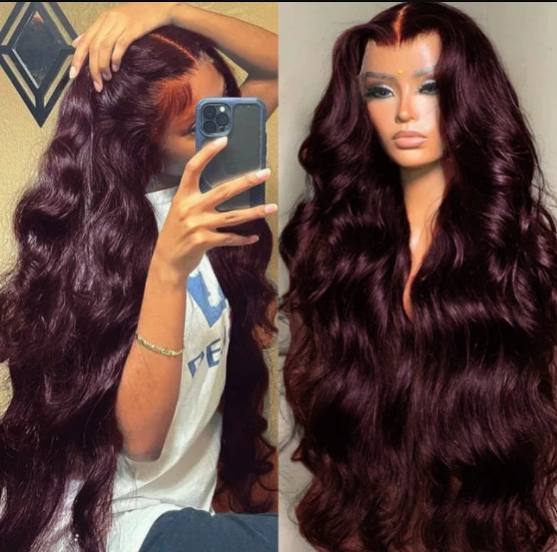 Perruque complète curly long synthetic big waves ultra-réaliste