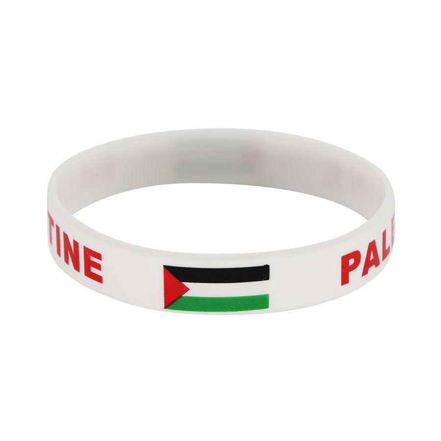 Bracelet drapeau silicone unisexe – accessoire sport 20 cm, style FIFA