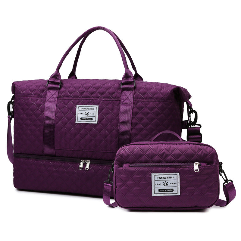 Sac yoga grande capacité matelassé brodé tissu Oxford – 20+ couleurs unisexe