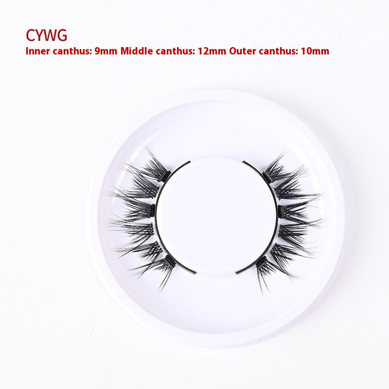 Trio of Magnetic False Eyelashes Without Glue – Natural, Long-Lasting, Reusable