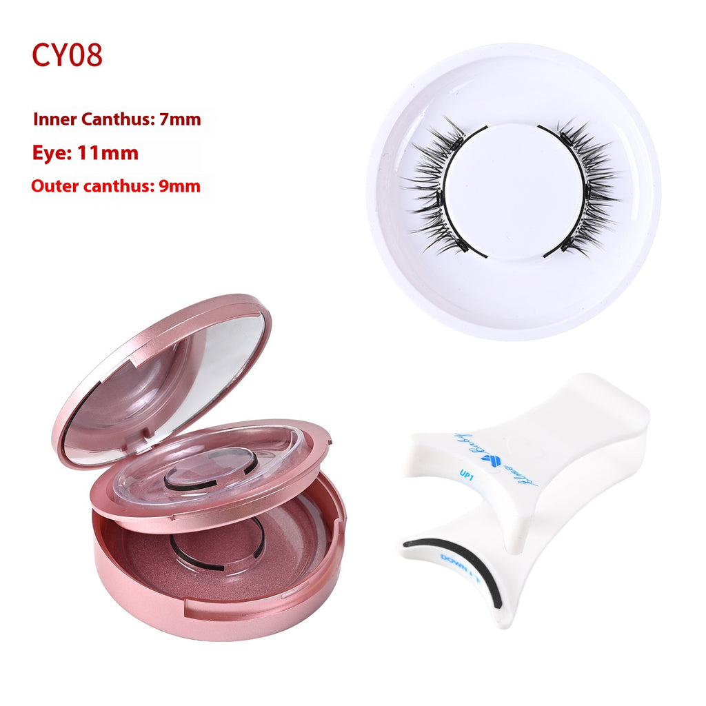 Trio of Magnetic False Eyelashes Without Glue – Natural, Long-Lasting, Reusable
