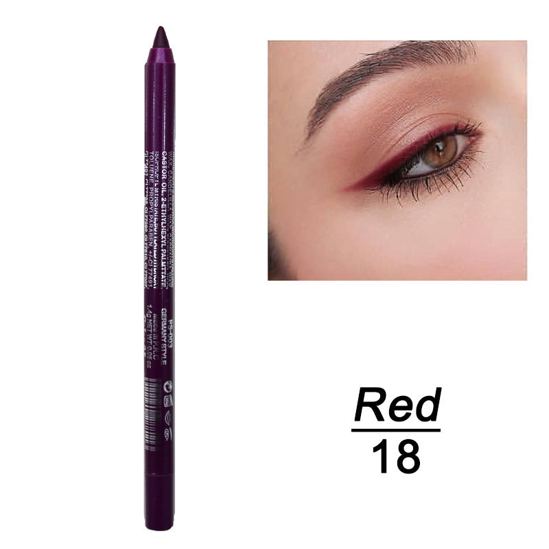 Eyeliner gel double usage waterproof – longue tenue, 14 couleurs
