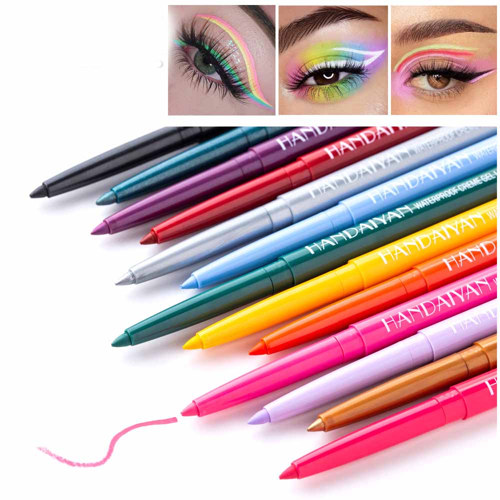 Eyeliner liquide chat eye 20 couleurs néon waterproof – longue tenue 5.4g