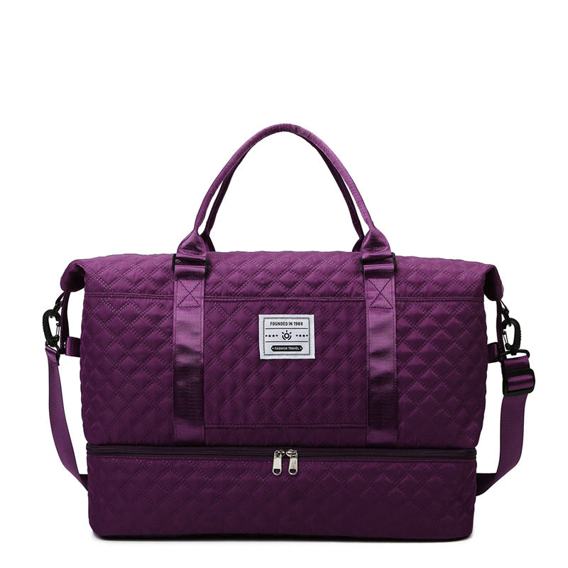 Sac yoga grande capacité matelassé brodé tissu Oxford – 20+ couleurs unisexe