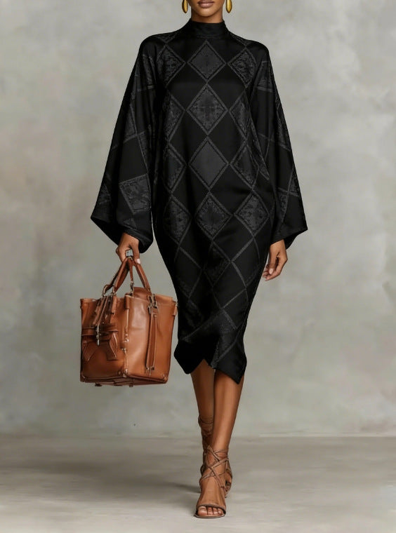Robe flowy imprimé digital rétro frais – tendance printemps 2026