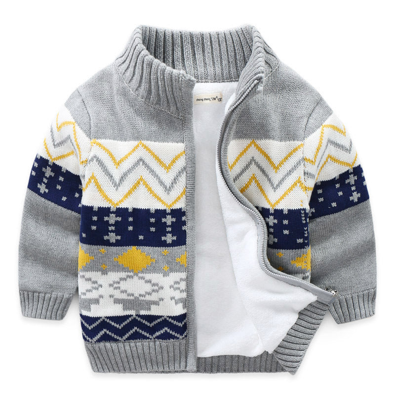 Gilet peluche épais cardigan A manches style coréen Carvose Chic