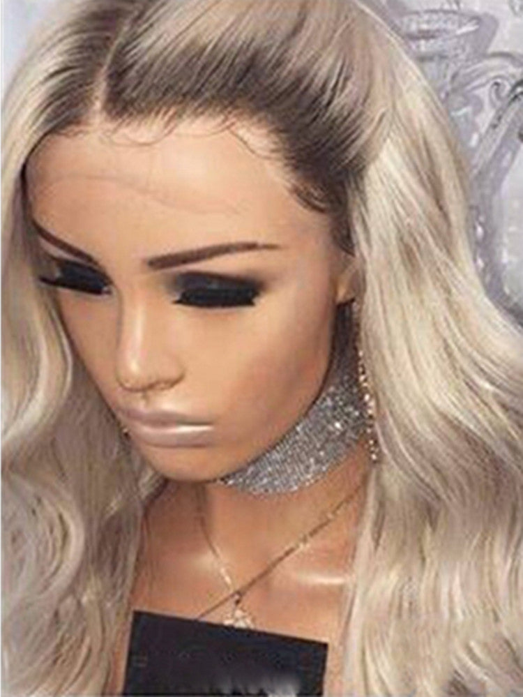 Perruque blonde bouclée longue 72cm européenne/américaine – fibre haute température