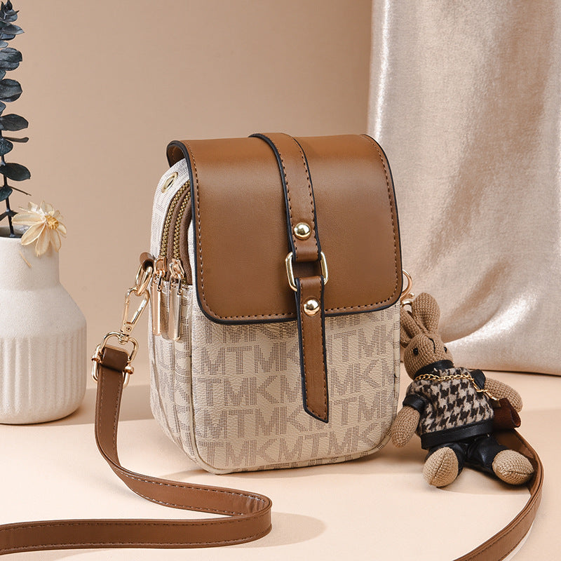 Sac messager rétro multifonction pour femme