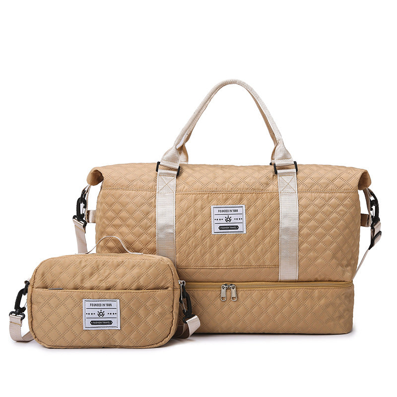 Sac yoga grande capacité matelassé brodé tissu Oxford – 20+ couleurs unisexe