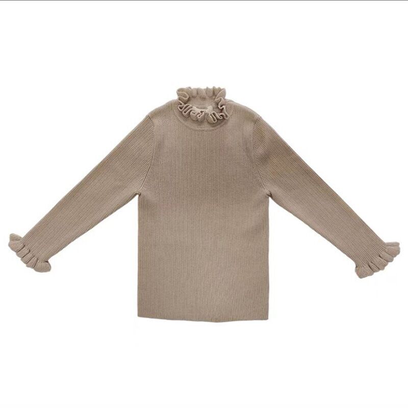 Robe de Princesse sans manches fille + sweater – rouge chinois/thé au lait