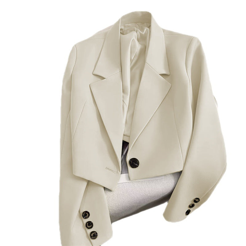 Blazer Chic Style Commuter Femme Petite Taille