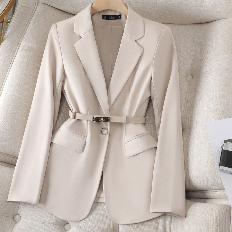 Veste blazer femme slim élégante, simple, mode, style pro-casual polyvalent