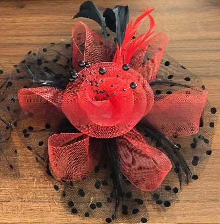 BANDEAU BILLYCOCK MAILLE MARIÉE – 35 COULEURS FLEURS FAIT MAIN