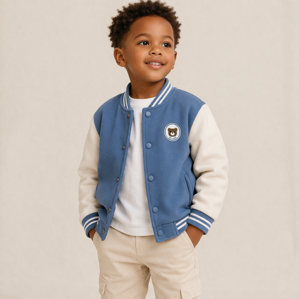 Veste Enfant Style Teddy Chic – Confort & Tendance