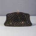 Pochette de soirée élégante et scintillante ornée de strass