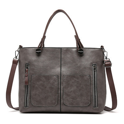 Sac à bandoulière rétro grande capacité pour femme