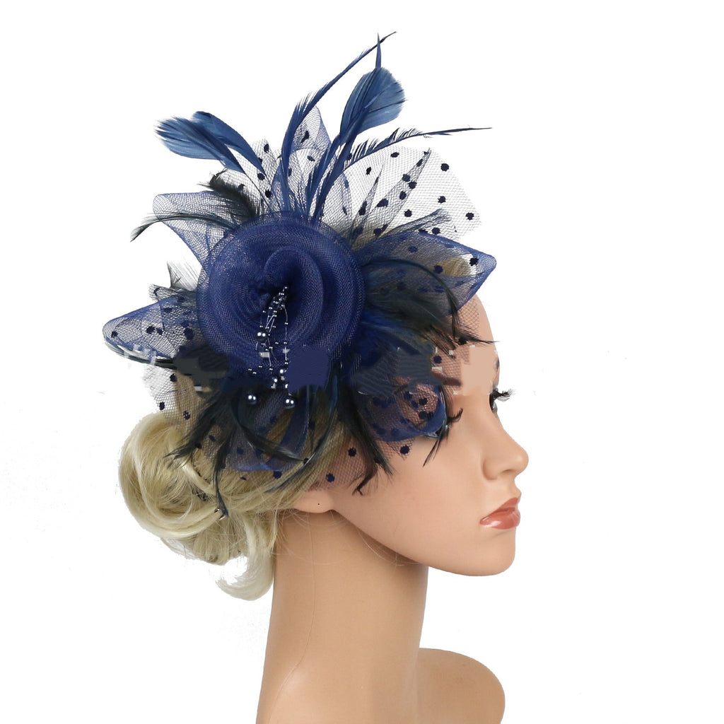 BANDEAU BILLYCOCK MAILLE MARIÉE – 35 COULEURS FLEURS FAIT MAIN