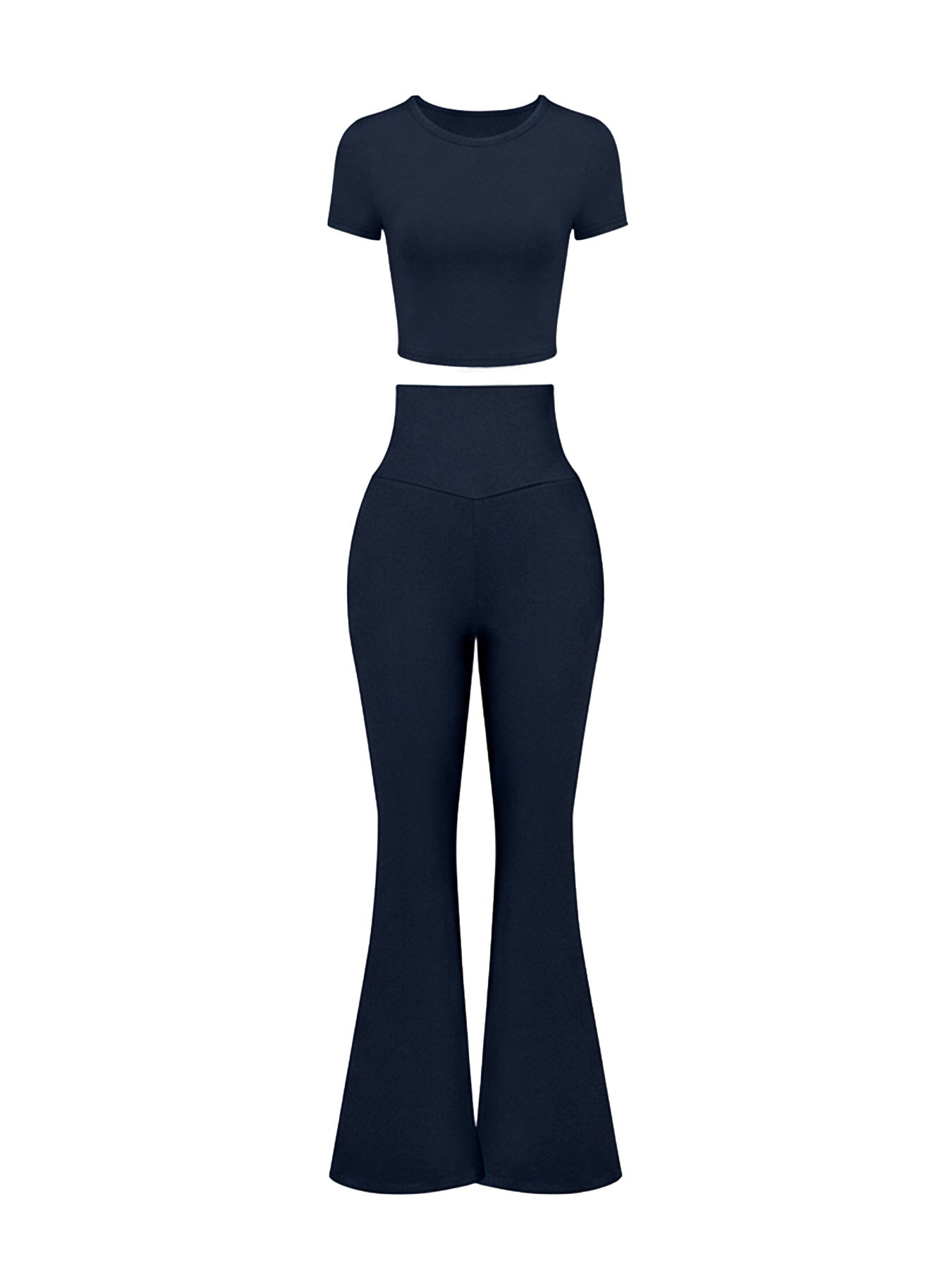 ENSEMBLE DE SPORT DÉCONTRACTÉ FEMME – 2 PIÈCES MANCHES 3/4 MULTI-OCCASIONS