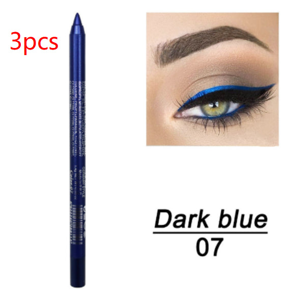Eyeliner gel double usage waterproof – longue tenue, 14 couleurs