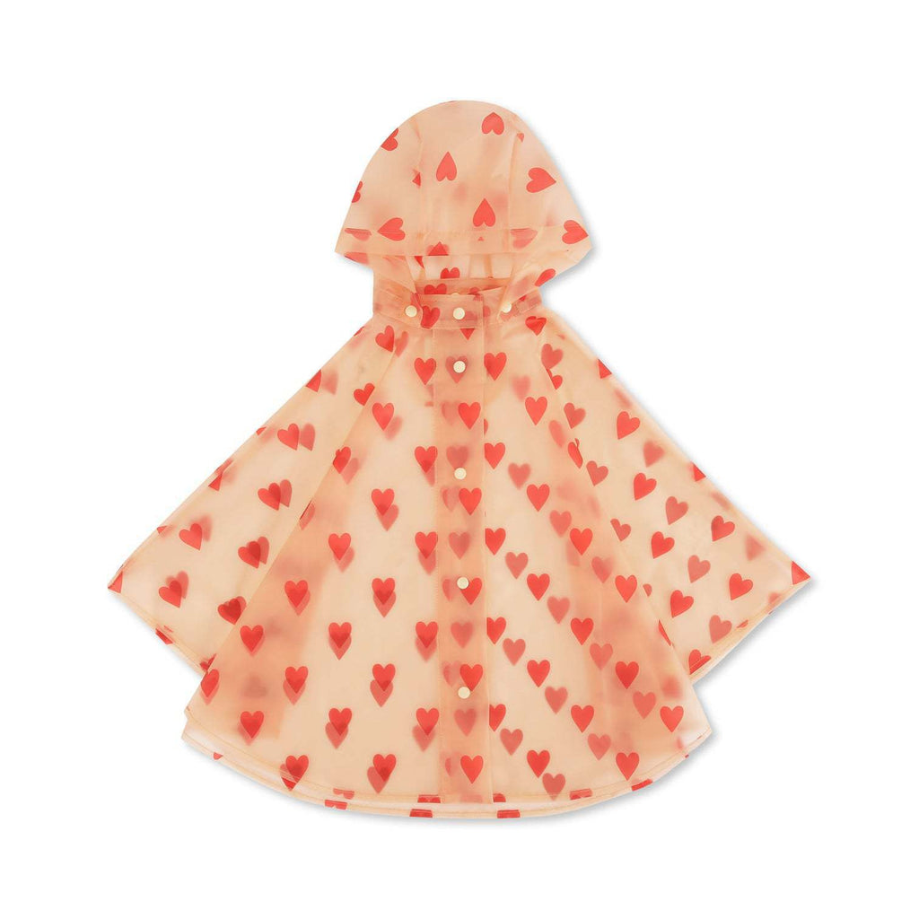 Imperméable enfant cape poncho waterproof – imprimés chat, cerise, citron et Love