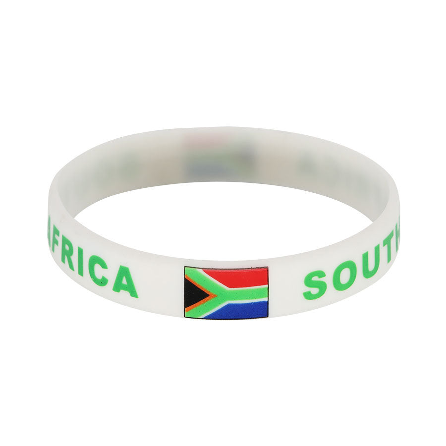 Bracelet drapeau silicone unisexe – accessoire sport 20 cm, style FIFA