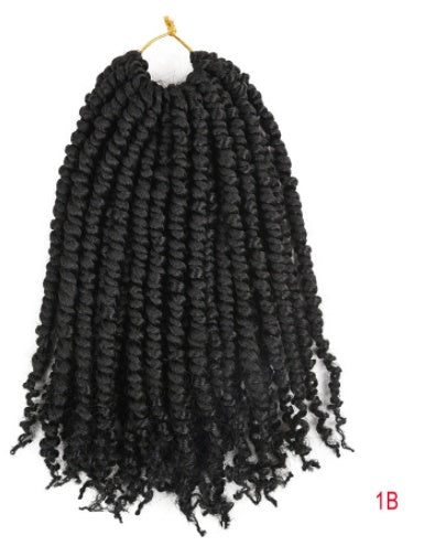 Tresses crochet passion twist TOMO africaines pré-torsadées effet dirty braids