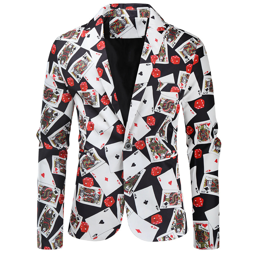 Veste costume casual slim fit poche patch 3D – 5 coloris tendance