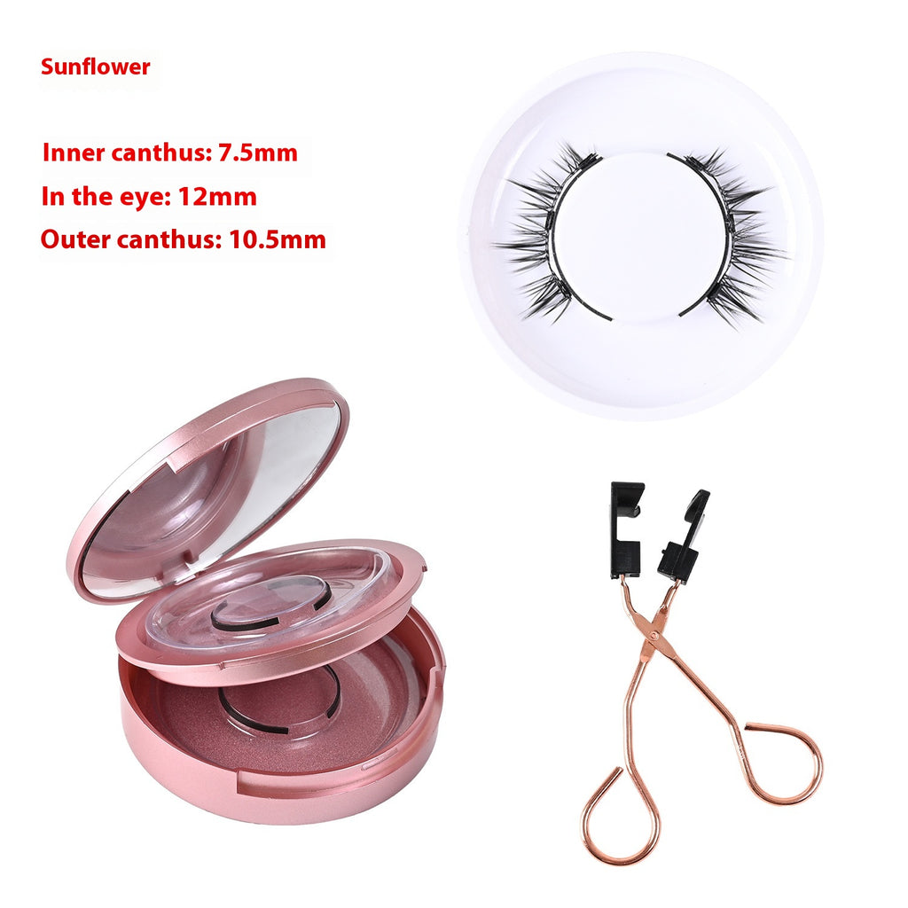 Trio of Magnetic False Eyelashes Without Glue – Natural, Long-Lasting, Reusable
