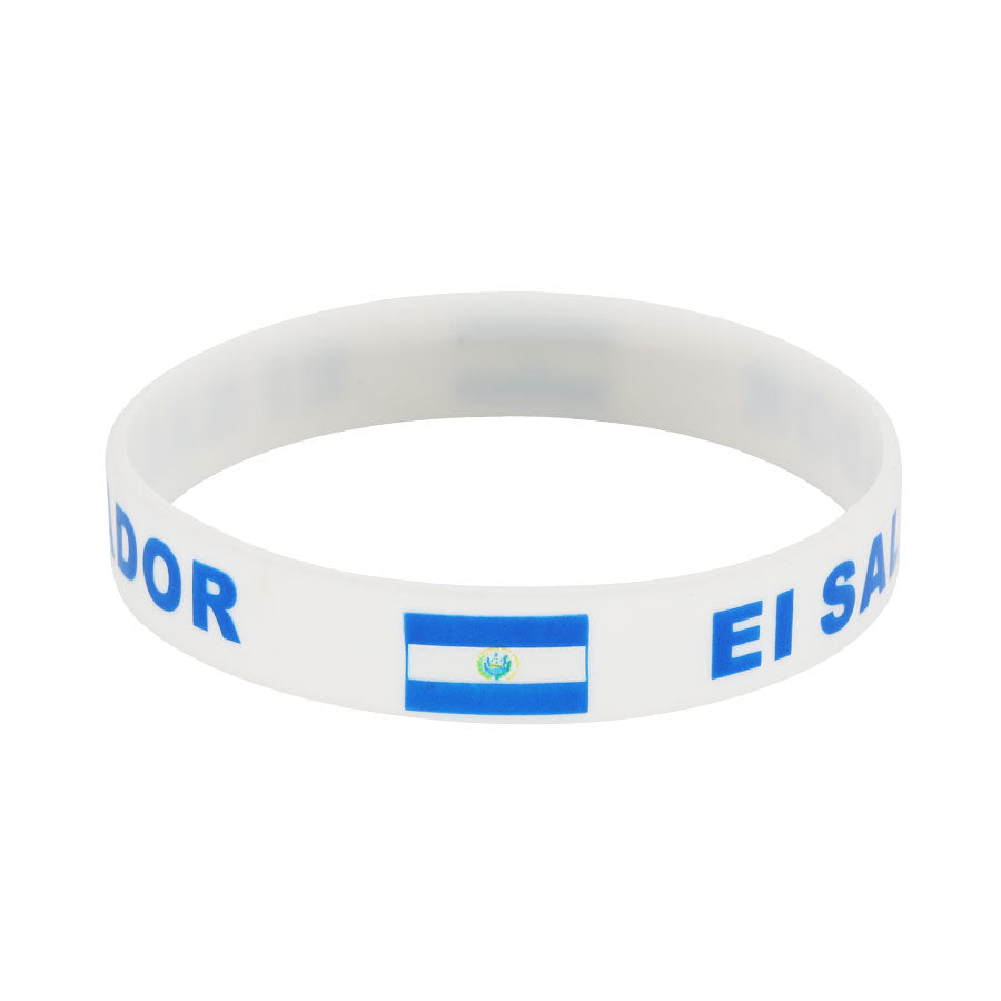 Bracelet drapeau silicone unisexe – accessoire sport 20 cm, style FIFA