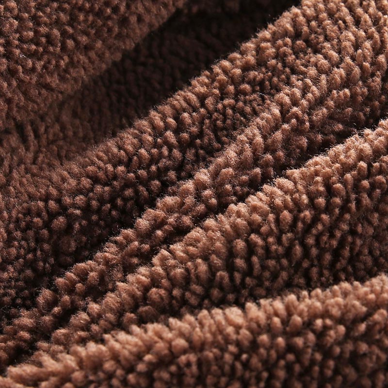 Veste bomber pilote Air Force en cuir épais, doublée fleece confortable.