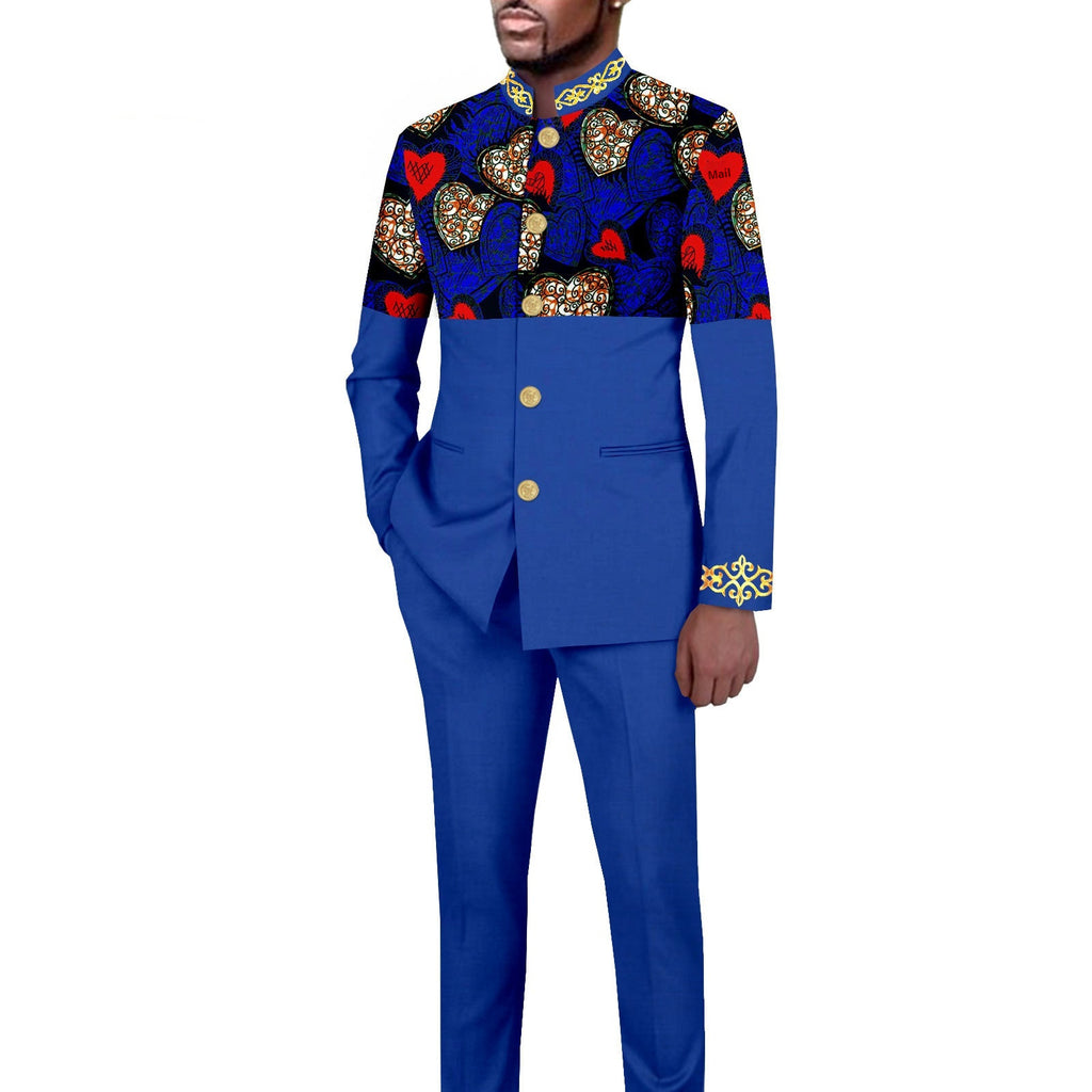 Ensemble blazer imprimé slim fit casual – 18 motifs exclusifs mi-saison
