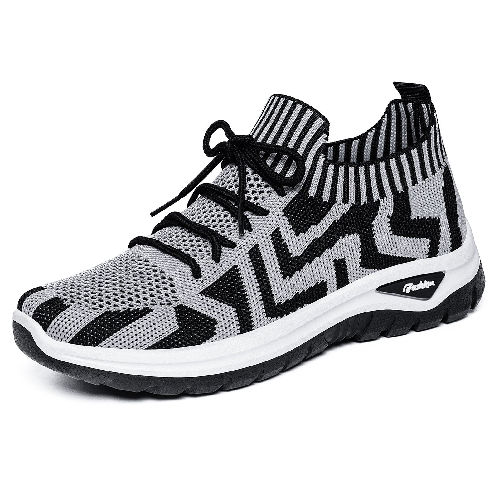 Baskets femme color-block Flyknit respirantes lacets – sport casual