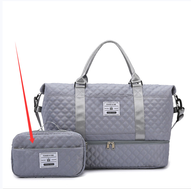 Sac yoga grande capacité matelassé brodé tissu Oxford – 20+ couleurs unisexe