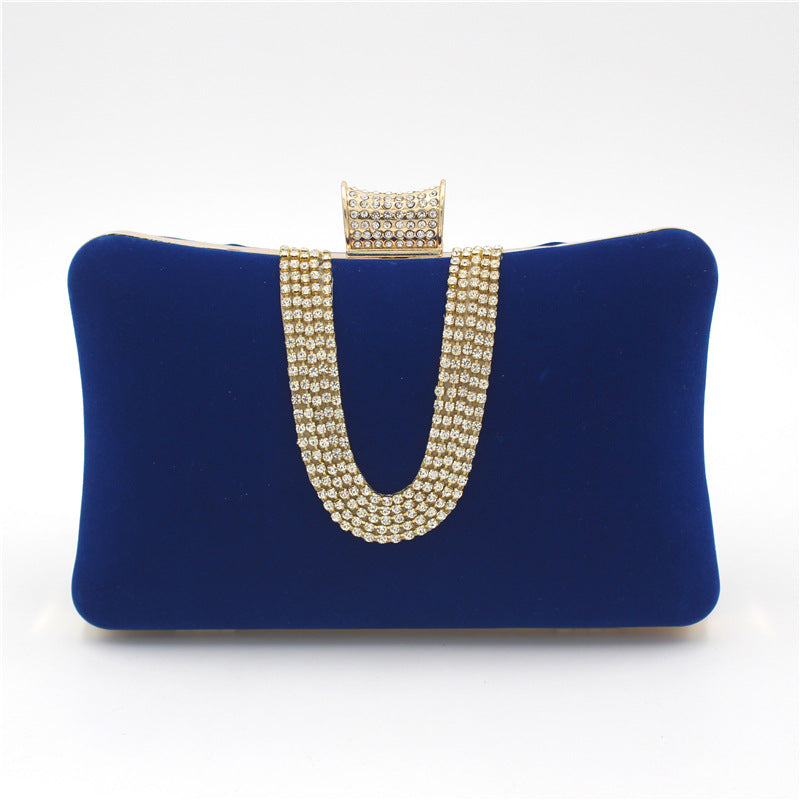 Sac en suédine style européen et américain avec motif en losange