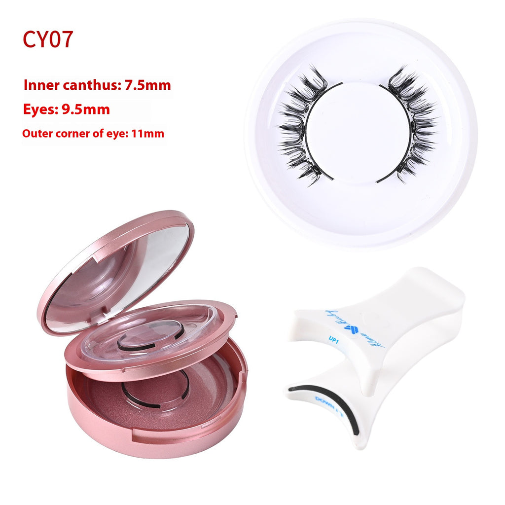 Trio of Magnetic False Eyelashes Without Glue – Natural, Long-Lasting, Reusable