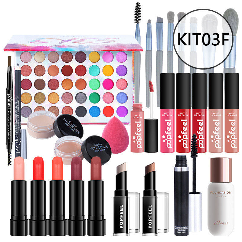 Kit maquillage débutant KIT011 – concealer eyeliner sourcil naturel 8+ couleurs