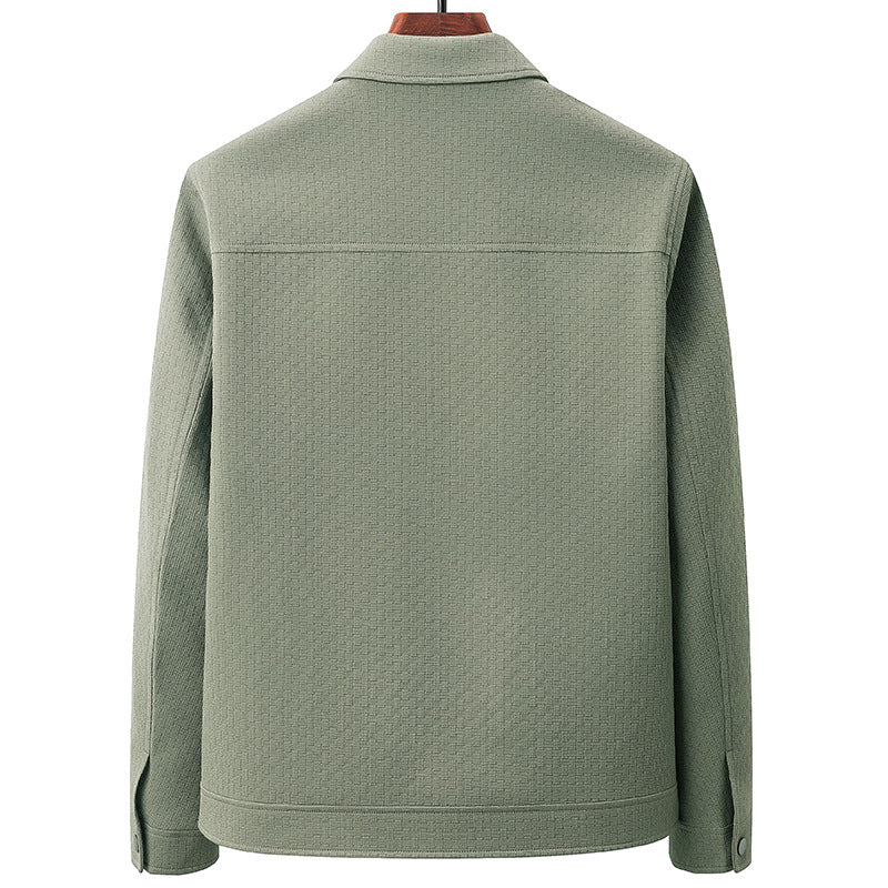 Veste workwear cell dark mode urbain – bambou noir/beige/vert