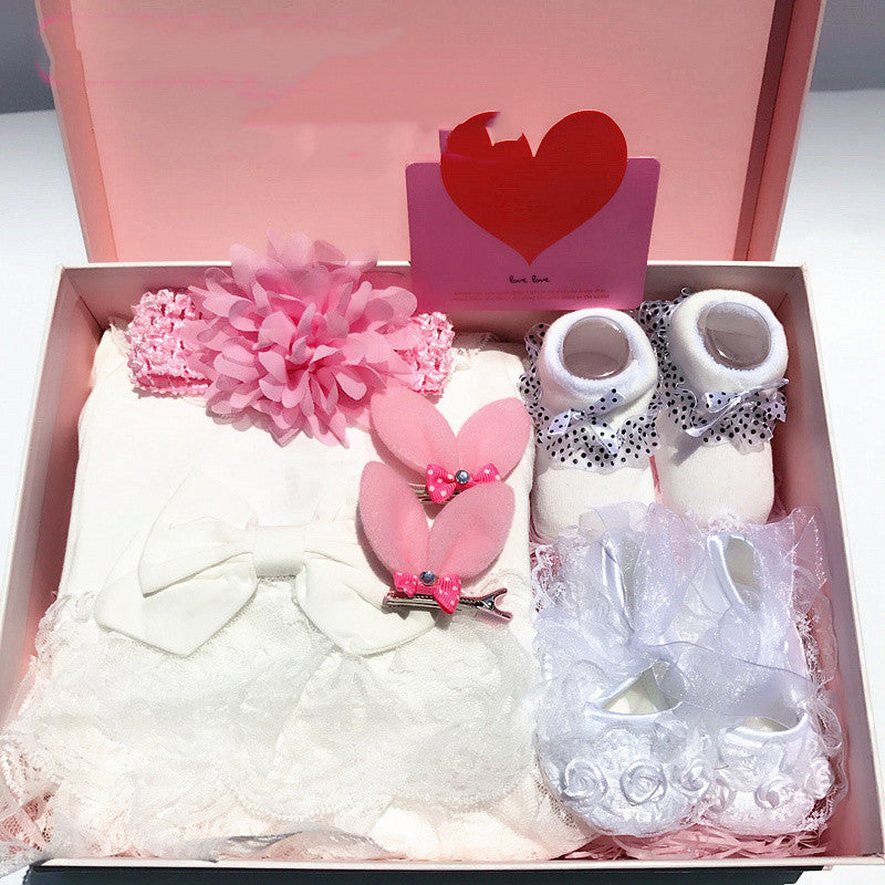 Ensemble bébé fille en coton 0 à 9 mois
