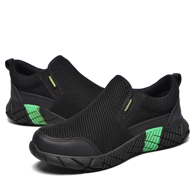 Chaussures de sécurité antiperforation homme – respirantes noires, tige basse