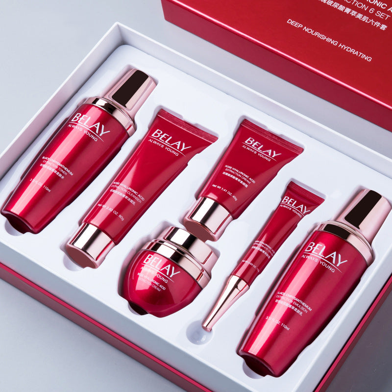 Coffret Soin Visage Acide Hyaluronique & Fruits Précieux – Hydratation & Éclat Intense