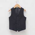 Gilet noir style coréen garçon – polyester 100%