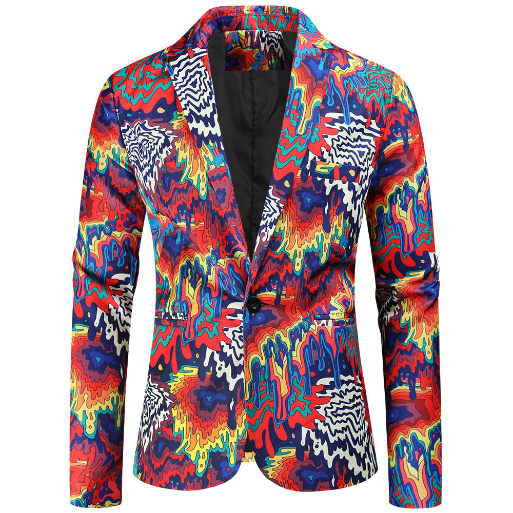 Veste costume casual slim fit poche patch 3D – 5 coloris tendance