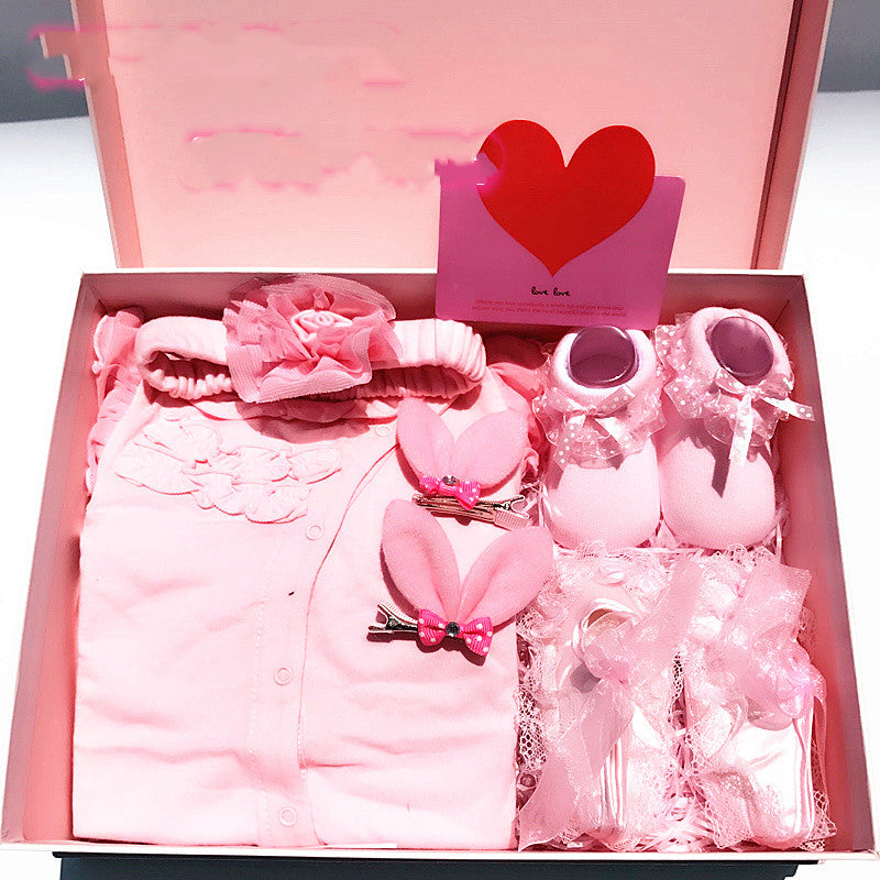Ensemble bébé fille en coton 0 à 9 mois