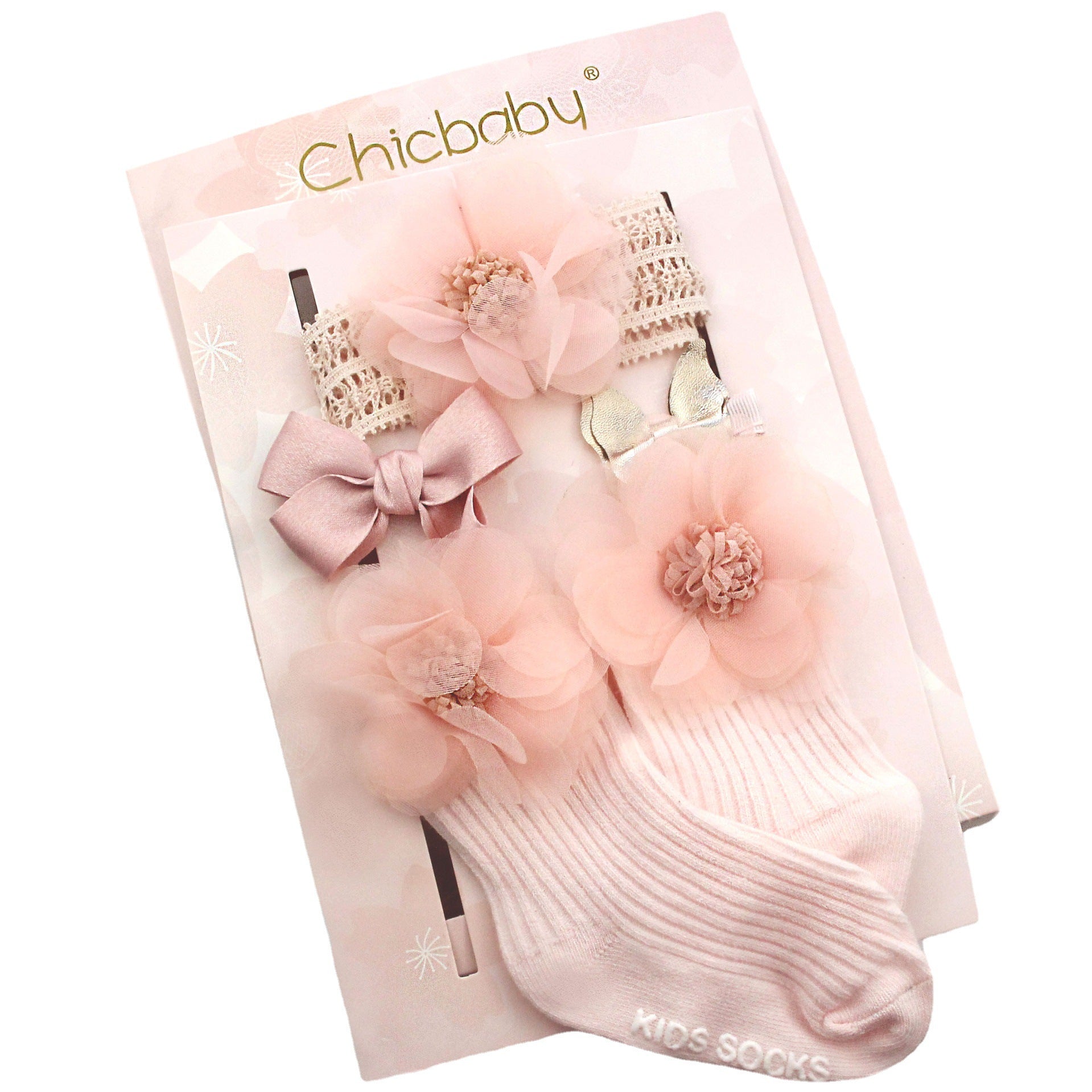 Épingles nœud dessin animé carreaux + chaussettes enfants – mignon tendance
