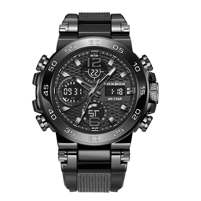 Montre sportive multifonction étanche waterproof – chronographe, alarme, style moderne