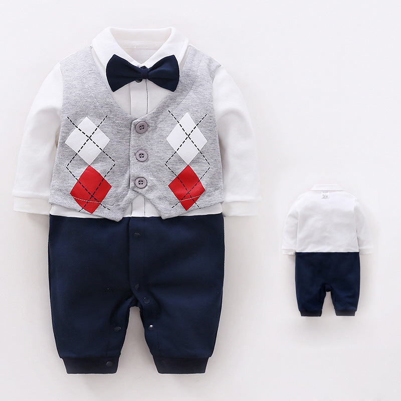 Body bébé manches longues style coréen en coton