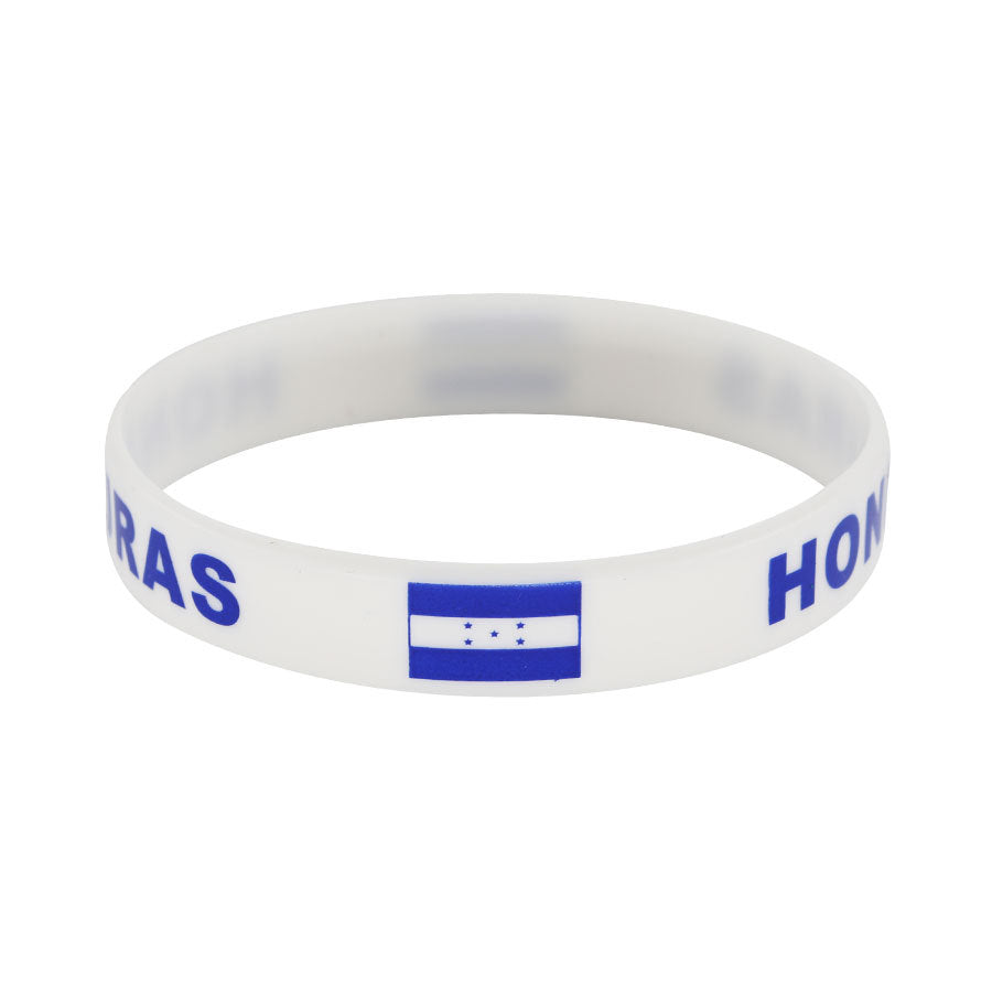 Bracelet drapeau silicone unisexe – accessoire sport 20 cm, style FIFA