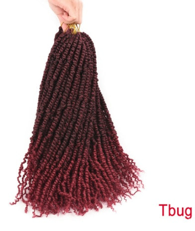 Tresses crochet passion twist TOMO africaines pré-torsadées effet dirty braids
