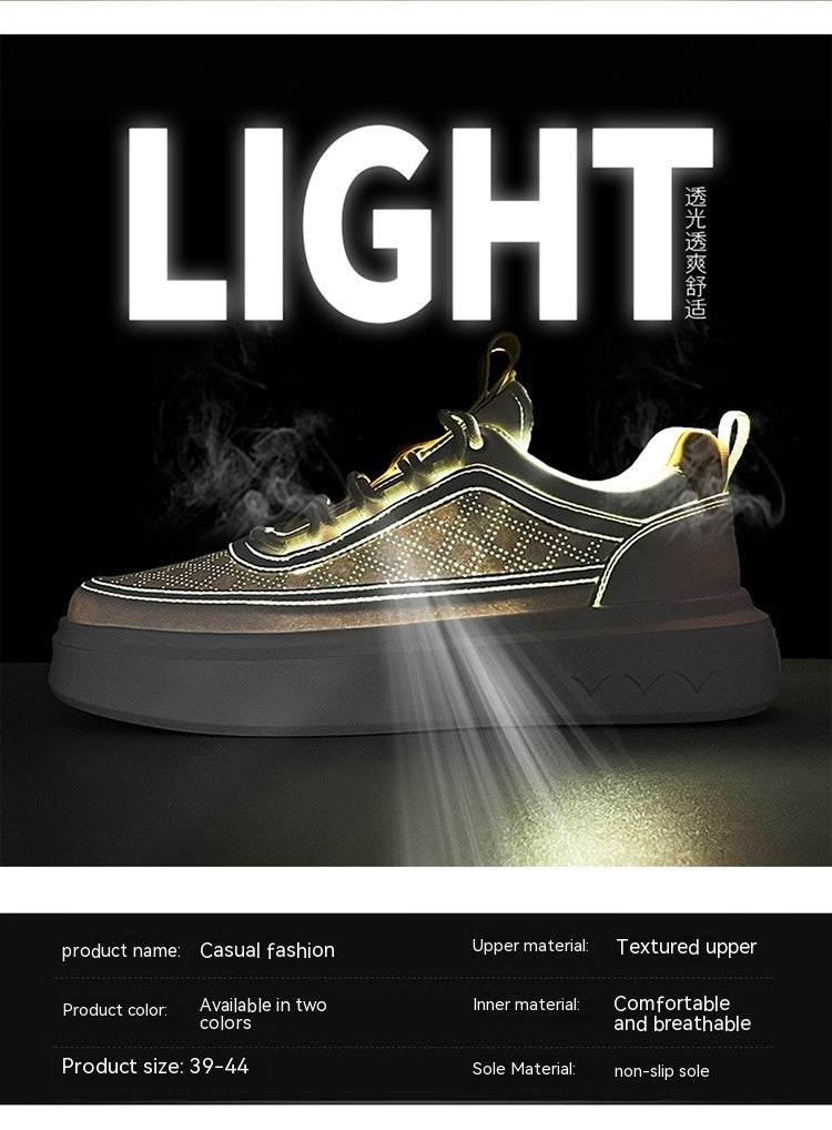 Baskets homme plateforme respirantes – Chaussures multifonctions